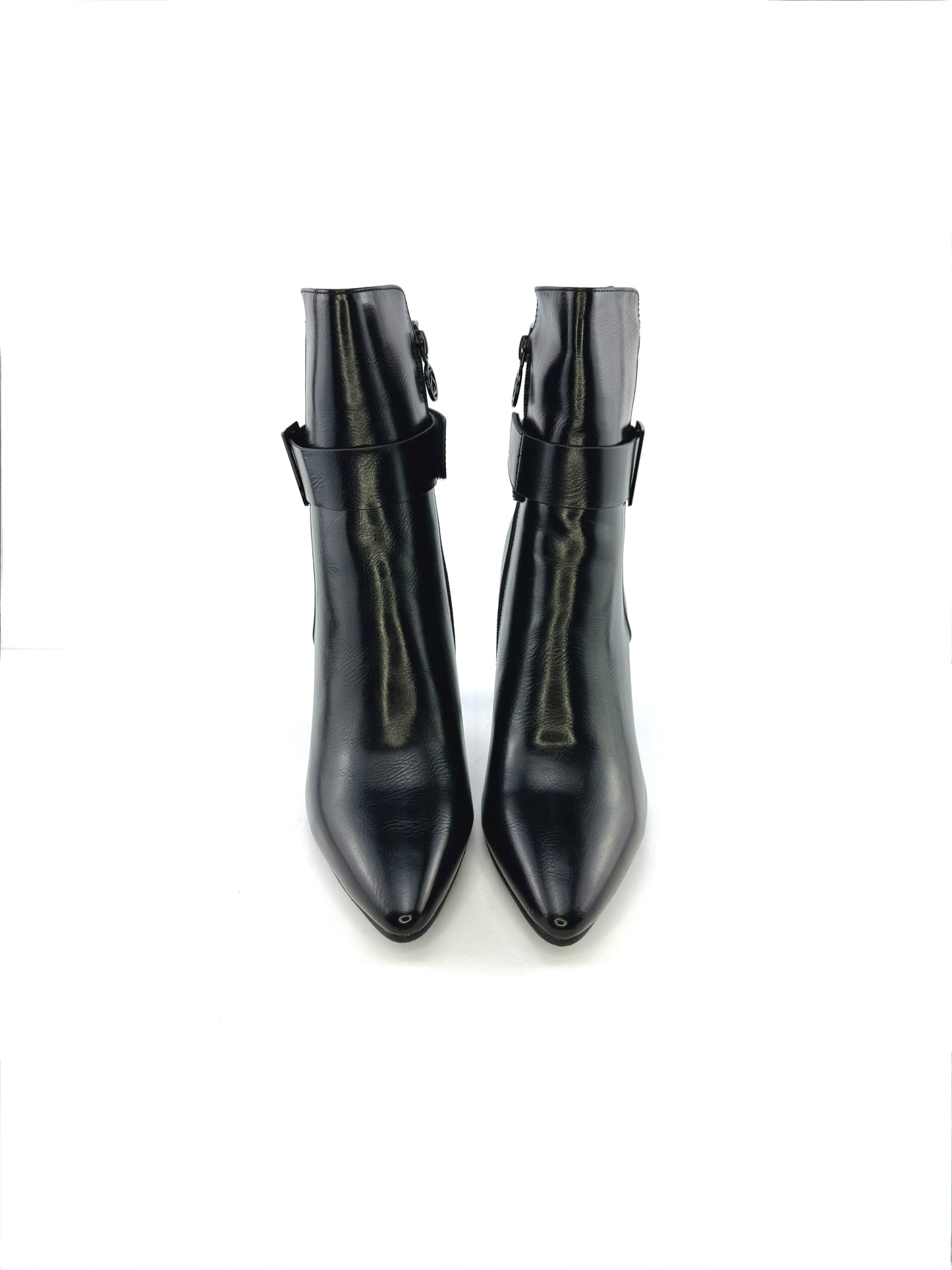 Stivaletto Punta Solo Soprani – Pelle con tacco 70mm e cerniera