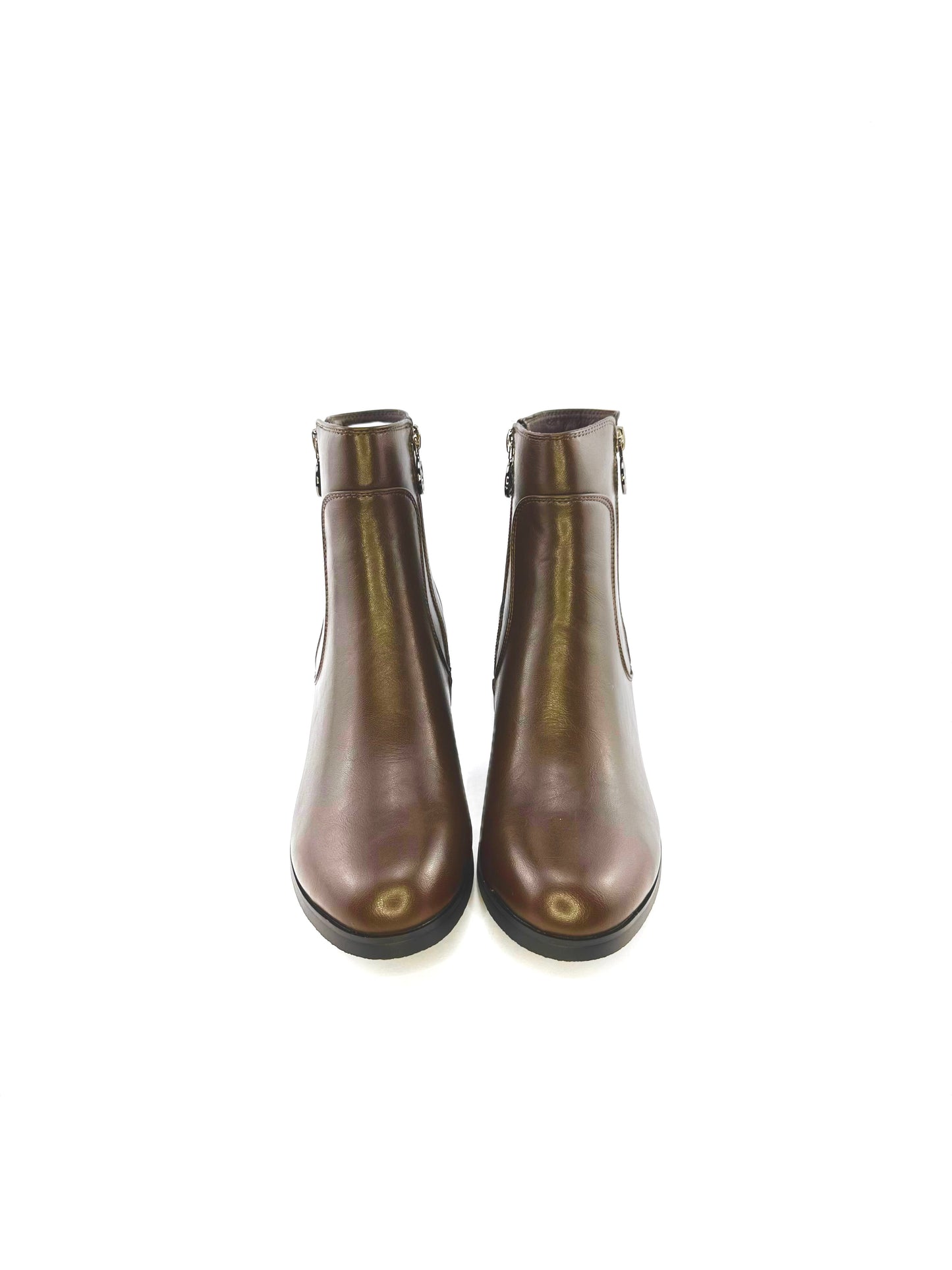 Stivaletto Solo Soprani – Pelle marrone con cerniera