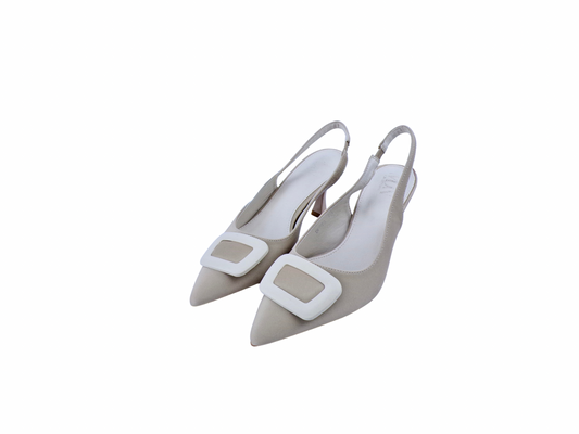Décolleté Bianca – Raffinatezza in raso con tacco 70mm