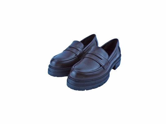 mocassino pelle marrone