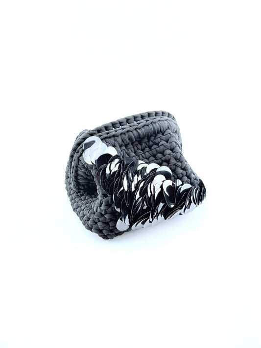 Borsa Fettuccia con Paillettes – Artigianato Italiano Glamour