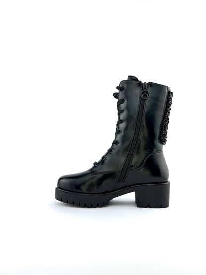 Anfibi Solo Soprani – Pelle con suola gomma 40mm