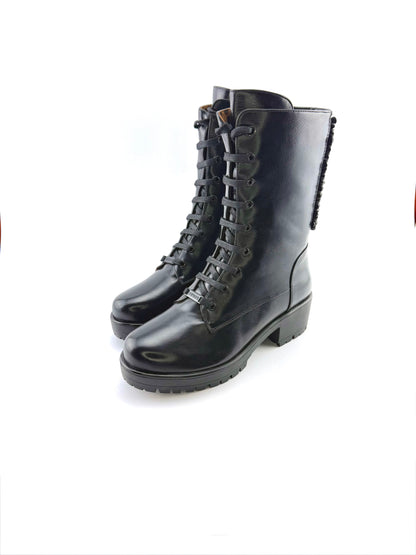 Anfibi Solo Soprani – Pelle con suola gomma 40mm