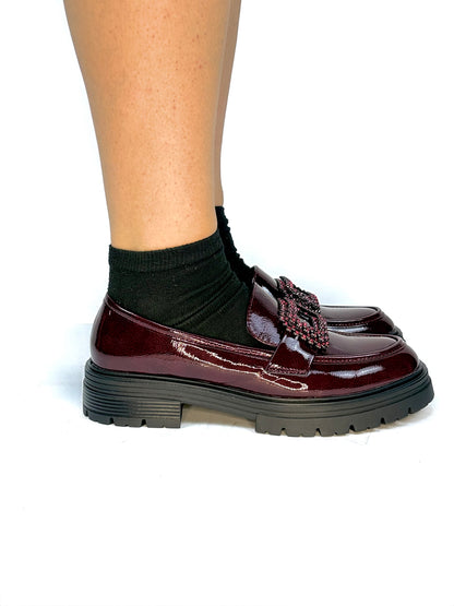 Mocassino Iris – Eleganza quotidiana con fibbia gioiello